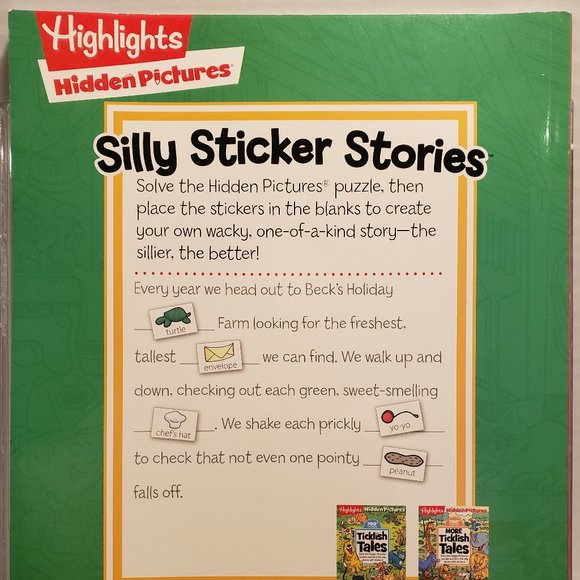 HIGHLIGHTS HIDDEN PICTURES CHRISTMAS TALES w/ 250 STICKERS SILLY STICKER STORIES - Picture 3 of 14